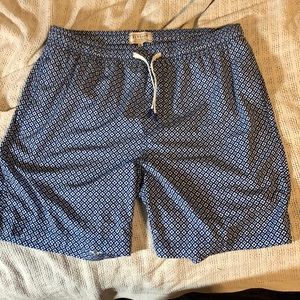 Blue Swim Trunks